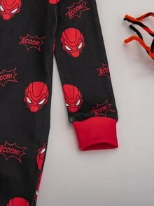 Bộ jumpsuit quần dài mặc thường ngày phong cách casual in toàn thân cho bé trai - Nhiều màu - Xem 4