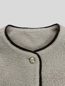 Franclia Women Overcoats - Khaki - View 6