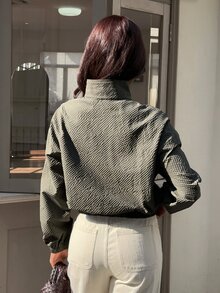 Aloruh Women Coats,Autumn,Winter - Multicolor - View 2