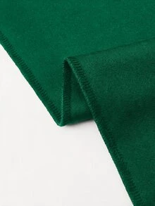 SHEIN LUNE 大尺碼女款純色休閒優雅百搭日常寬腿褲 秋季 - 薄荷綠 - 查看 5