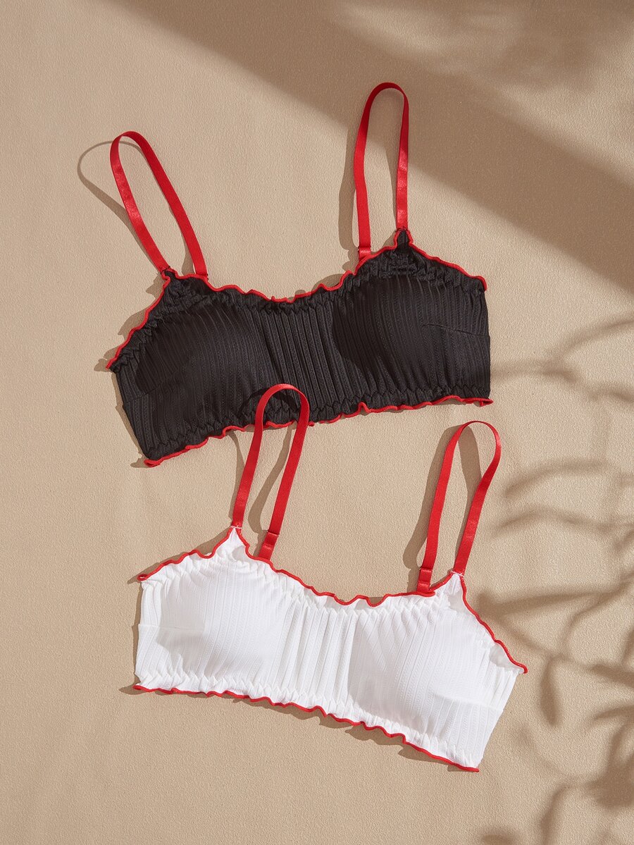 Lullawish Women's Colorblock Bra 2pcs Set - Multicolor - View 1