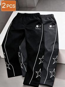 2PCS Tween Boys Pants - Multicolor - View 7
