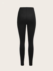 SHEIN EZwear 休閒針織修身女款長款內搭褲 3件套 夏季 - 彩色 - 查看 7