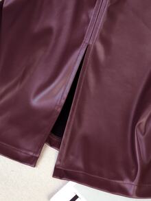 GlowEve CURVE Rok Ukuran Plus - Burgundy - View 3