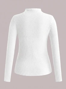 SHEIN CURVE+ 3 قطع تي شيرت مقاس كبير - أخضر عسكري - مشاهدة 6