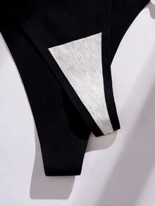 SHEIN 5pcs Seamless Adhesive Low Waist Women's Thong - Multicolor - View 3