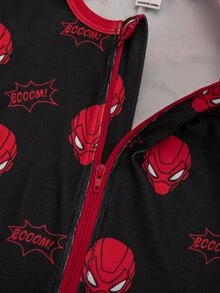 Bộ jumpsuit quần dài mặc thường ngày phong cách casual in toàn thân cho bé trai - Nhiều màu - Xem 5