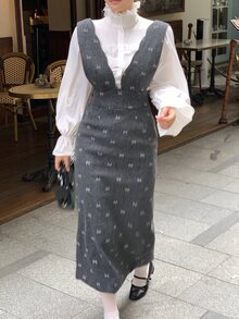 DAZY Women Midi Dresses - Grey - View 5