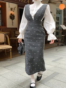 DAZY Women Midi Dresses - Grey - View 7
