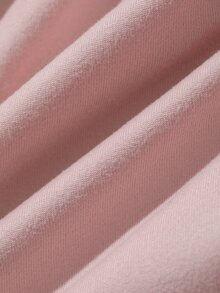 DAZY Women's Solid Color Pleated Casual Daily Travel Sports T-Shirt - Pink - View 10