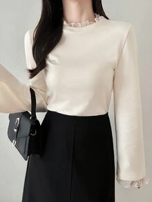 FRIFUL Women T-Shirts - Beige - View 4