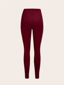 SHEIN EZwear 休閒針織修身女款長款內搭褲 3件套 夏季 - 彩色 - 查看 4
