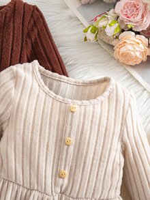 2PCS Young Girls Dresses - Multicolor - View 5