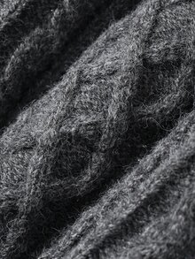 Dazy-Less Women Sweater Vests Office Grey Classic - Grey - View 7