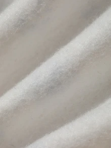 DAZY 女款寬鬆版型保暖內裡不對稱圖案字母印花運動衫 - 米色 - 查看 12