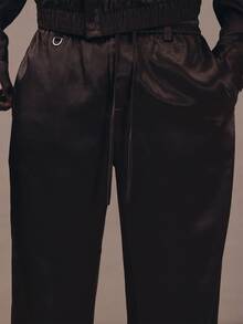 Musero Elasticated Waist Trouser D Ring Detail Co Ord Trousers Only Autum Winter Essentials - Brown - View 5