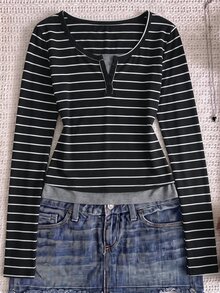 SHEIN Camiseta de Manga Longa Casual Y2k Streetwear para Adolescentes ...