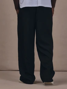 Musero Elasticated Balck Trouser D Ring Detail Co Ord Trousers Only Autum Winter Essentials - Black - View 4