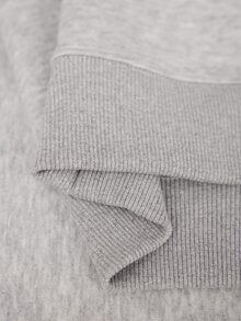 Eassivo Grey Seamed Crew Neck Sports Sweatshirt - Grey - View 7