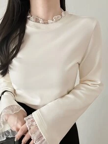 FRIFUL Women T-Shirts - Beige - View 2