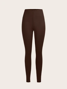 SHEIN EZwear 休閒針織修身女款長款內搭褲 3件套 夏季 - 彩色 - 查看 6