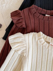 Cozy Pixies Baby Girl 6pcs Casual Comfortable Daily Versatile Long Sleeve Top & Pants Set - Multicolor - View 7