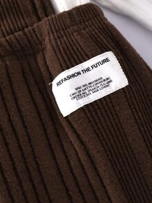 SHEIN 男嬰秋冬毛衣 2 件套 白色與棕色，適合節日、萬聖節、聖誕禮物 - 白色 - 查看 3