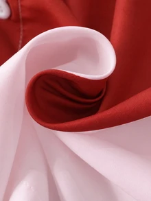 ROMWE MEN Street Life Kemeja Pria Bergaya, Model Crop dengan Kerah dan Grafis Hati Merah - MultiWarna - View 5