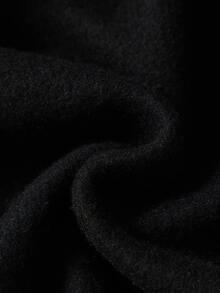 SHEIN 大童男孩十字圖案休閒日常穿著秋冬衛衣 - 彩色 - 查看 7