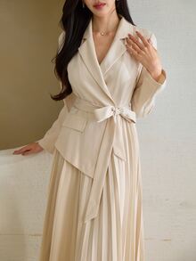 Wynsel Gaun Midi Wanita - Hitam - View 7