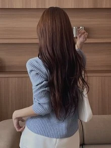 DAZY سويترات نسائية - الأزرق - مشاهدة 2