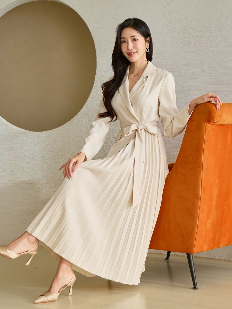 Wynsel Gaun Midi Wanita - Hitam - View 1