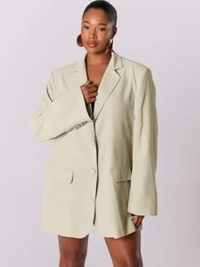MUSERA Blazers i plus size - Grädde - Visa 1
