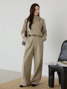 Dazy-Less Women Two-piece Outfits - Khaki - View 6