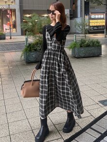 FRIFUL Women Long Dresses - Black - View 5