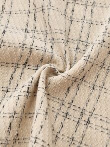 Yalmera Women's Autumn/Winter Plaid Lapel Neck Double-Breasted Elegant Overcoat - Multicolor - View 3