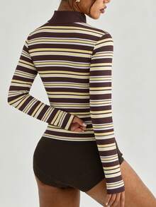 StreetHx Women's Outdoor Striped Zip-Up Jacket - Multicolor - View 2