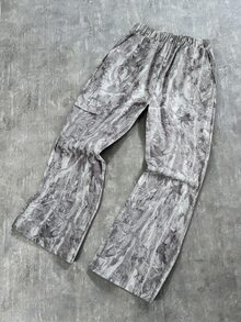 SHEIN 青少年男孩休閒日常旅行多口袋工裝褲 - 彩色 - 查看 6