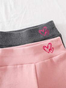 女童秋冬加厚內裡打底褲 - 彩色 - 查看 3