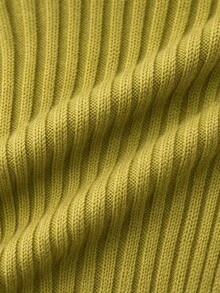 Cévolie Women's Solid Color Casual Daily Wear Long Sleeve Sweater Autumn - Green - View 8