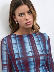Nöista Women's Plaid Casual Long Dress For Gatherings - Multicolor - View 6