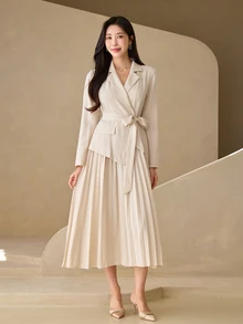 Wynsel Gaun Midi Wanita - Hitam - View 8
