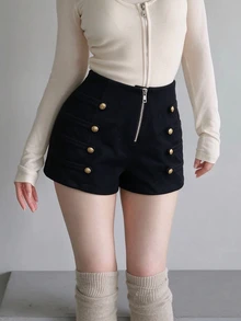 FRIFUL Women Shorts - Black - View 4