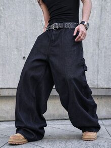 RivetRise Men's Casual Versatile Daily Wear Denim Jeans - Black - View 3