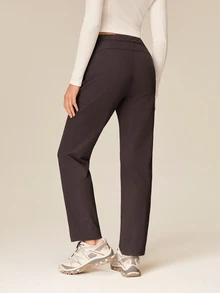 OutZeal Women Outdoor Pants Hiking Camping Slim Fit Pants With Pockets - Coffee Brown - View 6