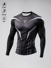 Gym Rark 男士拼色休閒日常旅行運動T恤 - 彩色 - 查看 3