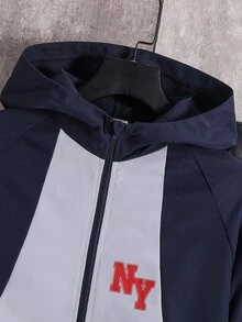SHEIN 青少年男孩秋冬休閒衛衣褲子套裝 - 彩色 - 查看 5