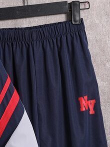 SHEIN 青少年男孩秋冬休閒衛衣褲子套裝 - 彩色 - 查看 7