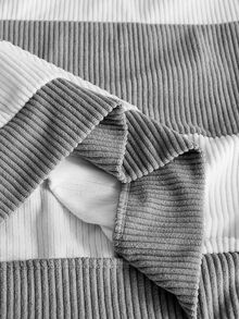 SWAVVY Men's Knitted Fashion Casual Loose Long Sleeve Half-Zip Sweatshirt - Grey - View 6