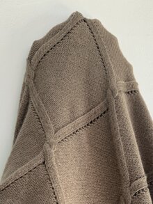 SHEIN Gaun Sweater Beige Kasual Elegan Wanita, Rajutan Kabel Lengan Panjang, Midi Rajut Bodycon, Musim Gugur Musim Dingin, Seksi, Vintage, Klasik, Chic, Kasual, untuk Kerja dan Kencan. - Mocha Brown - View 4